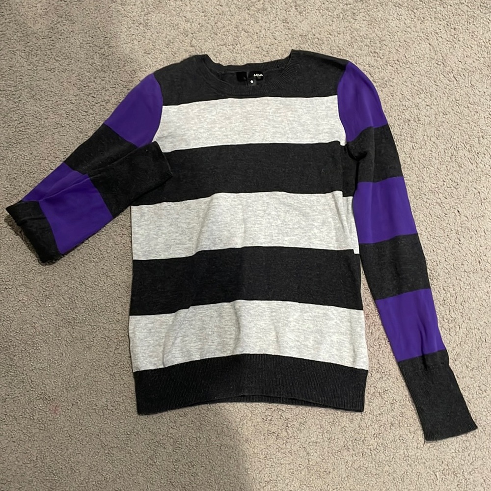 AQUA striped sweater